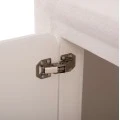 ΜΠΟΥΦΕΣ ΣΕΙΡΑ SANTORINI HM18068 MDF ΣΕ ΥΠΟΛΕΥΚΟ ΧΡΩΜΑ-3 ΠΟΡΤΕΣ 140x38x64Υεκ.