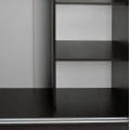 ΝΤΟΥΛΑΠΑ ΣΥΡΟΜΕΝΗ ADLER ΜΕΛΑΜΙΝΗΣ WENGE ΜΕ ΚΑΘΡΕΠΤΗ HM2437.02  180X60X210Υεκ.