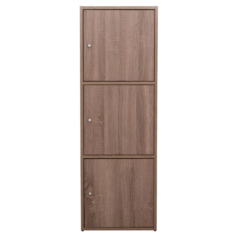 ΝΤΟΥΛΑΠΙ ΜΕ 3 ΑΠΟΘ. ΧΩΡΟΥΣ SORIANO HM9939.11 SONAMA OAK ΜΕΛΑΜΙΝΗ 40x39x119Υεκ.