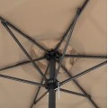 ΟΜΠΡΕΛΑ ΑΛΟΥΜΙΝΙΟΥ Φ250x236Y εκ.ΜΕ 6 ΑΚΤΙΝΕΣ KACEN HM6030.04 ΜΟΚΑ-ΑΝΘΡΑΚΙ
