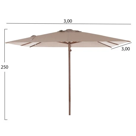 ΑΝΤΑΛΛΑΚΤΙΚΟ SPUN POLYESTER ΠΑΝΙ ΜΠΕΖ 3x3m ΓΙΑ ΟΜΠΡΕΛΑ HM6604.02