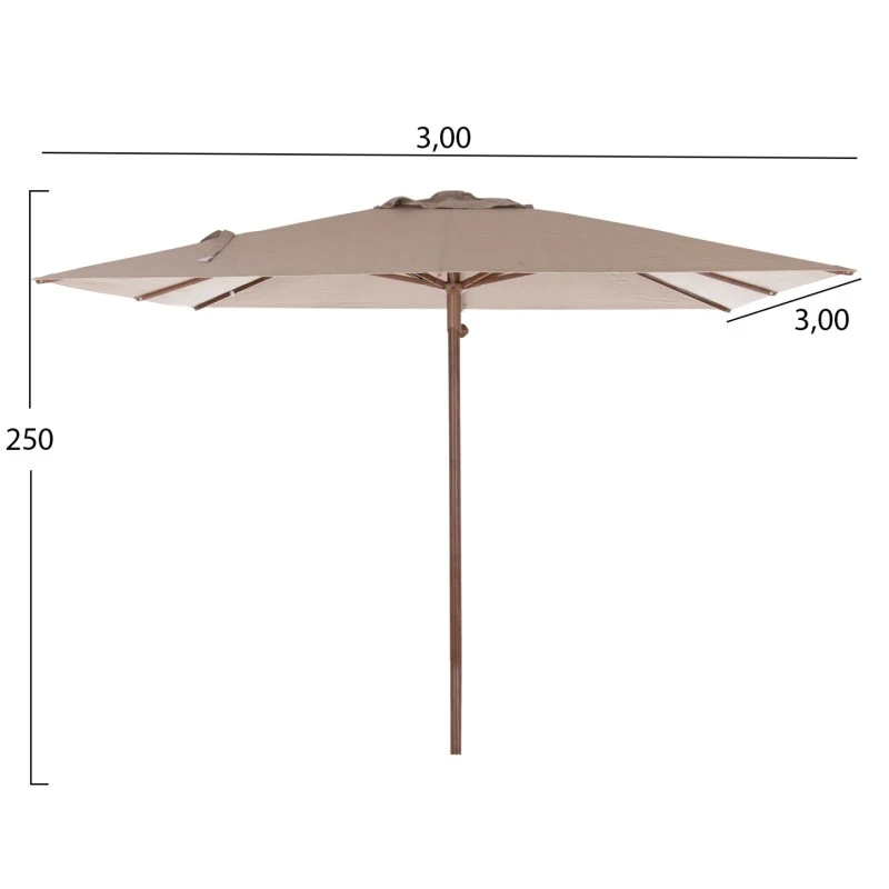 ΑΝΤΑΛΛΑΚΤΙΚΟ SPUN POLYESTER ΠΑΝΙ ΜΠΕΖ 3x3m ΓΙΑ ΟΜΠΡΕΛΑ HM6604.02