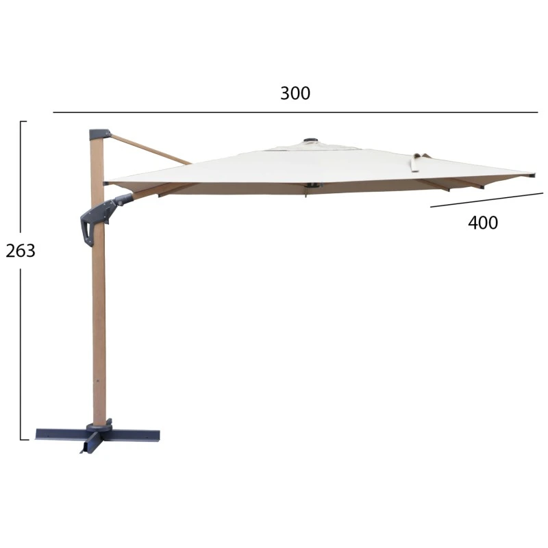 ΚΑΛΥΜΜΑ 3X4m ΓΙΑ ΟΜΠΡΕΛΑ HM6620.02 - SPUN POLYESTER ΣΕ ΜΠΕΖ