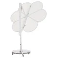 ΟΜΠΡΕΛΑ ΜΕ ΒΑΣΗ ΣΕΙΡΑ CANNOPY (flower) HM21286.02 ΑΛΟΥΜΙΝΙΟ-ΓΡΑΝΙΤΗΣ-ΛΕΥΚΟ 2,38x2,2μ