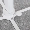 ΟΜΠΡΕΛΑ ΜΕ ΒΑΣΗ ΣΕΙΡΑ CANNOPY (flower) HM21286.02 ΑΛΟΥΜΙΝΙΟ-ΓΡΑΝΙΤΗΣ-ΛΕΥΚΟ 2,38x2,2μ