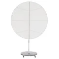 ΟΜΠΡΕΛΑ ΜΕ ΒΑΣΗ ΣΕΙΡΑ CANNOPY HM21285.02 ΑΛΟΥΜΙΝΙΟ & ΓΡΑΝΙΤΗΣ-ΛΕΥΚΟ ΧΡΩΜΑ Φ2,2μ
