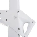 ΟΜΠΡΕΛΑ ΜΕ ΒΑΣΗ ΣΕΙΡΑ CANNOPY HM21285.02 ΑΛΟΥΜΙΝΙΟ & ΓΡΑΝΙΤΗΣ-ΛΕΥΚΟ ΧΡΩΜΑ Φ2,2μ