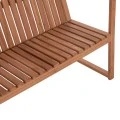 ΠΑΓΚΑΚΙ ΚΗΠΟΥ 2ΘΕΣΙΟ VED HM18124 ΞΥΛΟ TEAK--ΦΥΣΙΚΟ ΧΡΩΜΑ 130x60x86Υεκ.