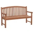 ΠΑΓΚΑΚΙ ΚΗΠΟΥ 3ΘΕΣΙΟ ELENA HM18125 ΞΥΛΟ TEAK--ΦΥΣΙΚΟ 150x61x95Υεκ.