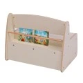 ΠΑΓΚΑΚΙ ΠΑΙΔΙΚΟ ΜΕ ΑΠΟΘ.ΧΩΡΟ RICKI HM18342.01 MDF & ΚΟΝΤΡΑΠΛΑΚΕ ΦΥΣΙΚΟ 63x43x47Υεκ
