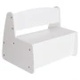 ΠΑΓΚΑΚΙ ΠΑΙΔΙΚΟ ΜΕ ΑΠΟΘ.ΧΩΡΟ RICKI HM18342.03 MDF & ΚΟΝΤΡΑΠΛΑΚΕ ΛΕΥΚΟ 63x43x47Υεκ