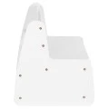 ΠΑΓΚΑΚΙ ΠΑΙΔΙΚΟ ΜΕ ΑΠΟΘ.ΧΩΡΟ RICKI HM18342.03 MDF & ΚΟΝΤΡΑΠΛΑΚΕ ΛΕΥΚΟ 63x43x47Υεκ