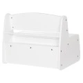 ΠΑΓΚΑΚΙ ΠΑΙΔΙΚΟ ΜΕ ΑΠΟΘ.ΧΩΡΟ RICKI HM18342.03 MDF & ΚΟΝΤΡΑΠΛΑΚΕ ΛΕΥΚΟ 63x43x47Υεκ