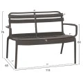 ΠΑΓΚΑΚΙ ΠΟΛΥΠΡΟΠΥΛΕΝΙΟΥ 2ΘΕΣΙΟ KORVER HM6332.05 DARK OLIVE GREEN 113x65x76Υεκ.