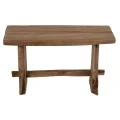 ΠΑΓΚΑΚΙ YEDI HM9347 ΑΠΟ ΜΑΣΙΦ ΞΥΛΟ TEAK ΦΥΣΙΚΟ 80X40X44Y εκ.