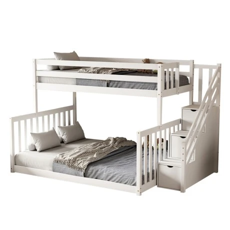 ΠΑΙΔΙΚH ΚΟΥΚΕΤΑ τ.MONTESSORI BEAMER HM711.03 ΞΥΛΟ ΠΕΥΚΟΥ ΣΕ ΛΕΥΚΟ-ΣΤΡΩΜΑΤΑ 90-140x190εκ