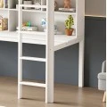 ΠΑΙΔΙΚH KOYKETA τ.MONTESSORI ΜΕ ΓΡΑΦΕΙΟ & ΒΙΒΛΙΟΘΗΚΗ LIBRO HM708.03 ΞΥΛΟ ΠΕΥΚΟΥ ΛΕΥΚΟ- 90x190εκ