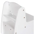 ΠΑΙΔΙΚΟ ΚΑΡΕΚΛΑΚΙ ΜΕ ΑΠΟΘ.ΧΩΡΟ RICKI HM18343.03 ΚΟΝΤΡΑΠΛΑΚΕ/MDF ΛΕΥΚΟ 33x43x47Υεκ