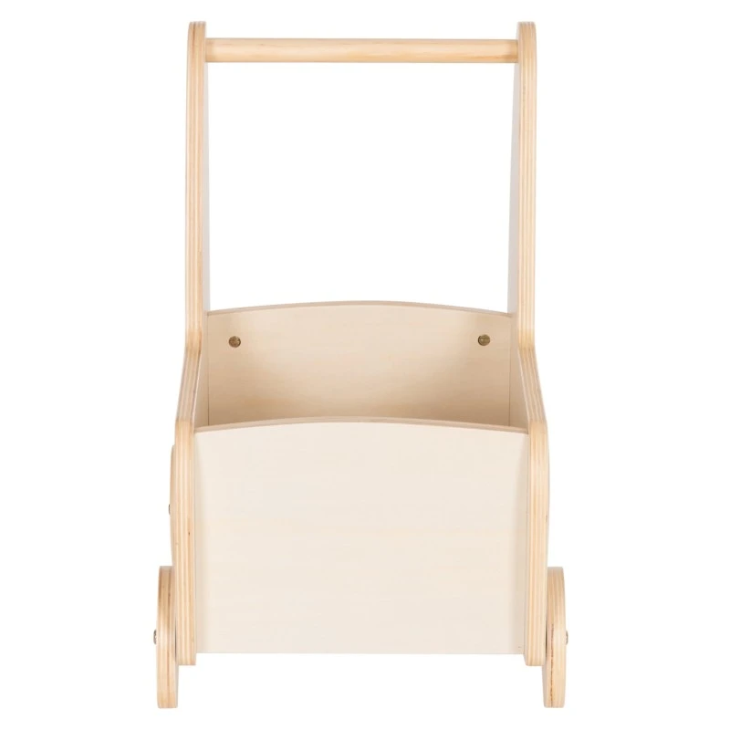 ΠΑΙΔΙΚΟ ΤΡΟΛΕΥ/ΚΑΡΟΤΣΑΚΙ RICKI HM18341.01 MDF & ΚΟΝΤΡΑΠΛΑΚΕ ΦΥΣΙΚΟ 33x45x50Υεκ