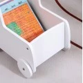 ΠΑΙΔΙΚΟ ΤΡΟΛΕΥ/ΚΑΡΟΤΣΑΚΙ RICKI HM18341.03 MDF & ΚΟΝΤΡΑΠΛΑΚΕ ΛΕΥΚΟ 33x45x50Υεκ