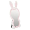 ΠΑΙΔΙΚΟΣ ΚΑΘΡΕΦΤΗΣ ΔΑΠΕΔΟΥ BUNNY HM4489.01 MDF ΡΟΖ & ΛΕΥΚΟ-ΜΑΥΡΟ STAND 80x162Υεκ.
