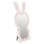 ΠΑΙΔΙΚΟΣ ΚΑΘΡΕΦΤΗΣ ΔΑΠΕΔΟΥ BUNNY HM4489.01 MDF ΡΟΖ & ΛΕΥΚΟ-ΜΑΥΡΟ STAND 80x162Υεκ.