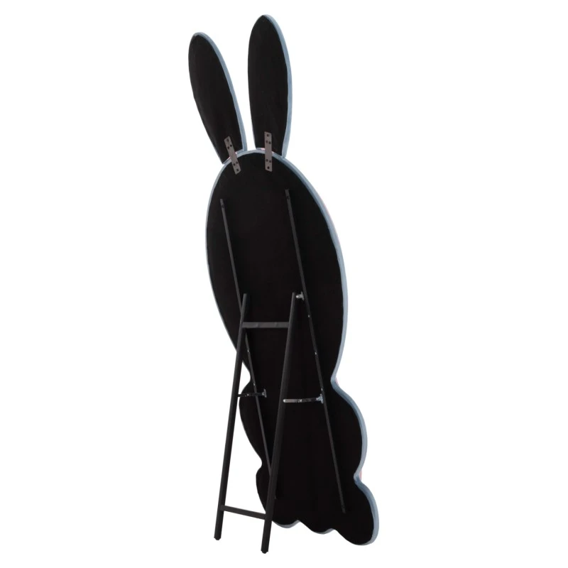 ΠΑΙΔΙΚΟΣ ΚΑΘΡΕΦΤΗΣ ΔΑΠΕΔΟΥ BUNNY HM4489.02 MDF ΡΟΖ & ΜΠΛΕ-ΜΑΥΡΟ STAND 80x162Υεκ.