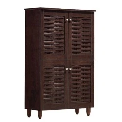 ΠΑΠΟΥΤΣΟΘΗΚΗ-ΝΤΟΥΛΑΠΙ KABIRA 4 ΠΟΡΤΕΣ HM2210.01 WENGE 77Χ34Χ123εκ. ΠΑΠΟΥΤΣΟΘΗΚΗ-ΝΤΟΥΛΑΠΙ KABIRA 4 ΠΟΡΤΕΣ HM2210.01 WENGE 77Χ34Χ123εκ.