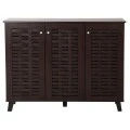 ΠΑΠΟΥΤΣΟΘΗΚΗ-ΝΤΟΥΛΑΠΙ PRODY HM9610.01 ΜΕΛΑΜΙΝΗ WENGE 3 ΠΟΡΤΕΣ 115x34x89Υεκ.