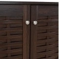 ΠΑΠΟΥΤΣΟΘΗΚΗ-ΝΤΟΥΛΑΠΙ ΞΥΛΙΝΗ CASSIOPE HM2208.01 WENGE 77Χ34Χ63Υεκ.