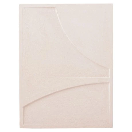ΠΙΝΑΚΑΣ ΟΡΘΟΓΩΝΙΟΣ ΣΕΙΡΑ SANTORINI HM4509 MDF ΥΠΟΛΕΥΚΟ ΧΡΩΜΑ 60x4(πάχος)x80Υεκ.