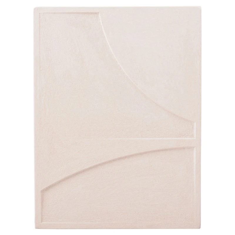 ΠΙΝΑΚΑΣ ΟΡΘΟΓΩΝΙΟΣ ΣΕΙΡΑ SANTORINI HM4509 MDF ΥΠΟΛΕΥΚΟ ΧΡΩΜΑ 60x4(πάχος)x80Υεκ.