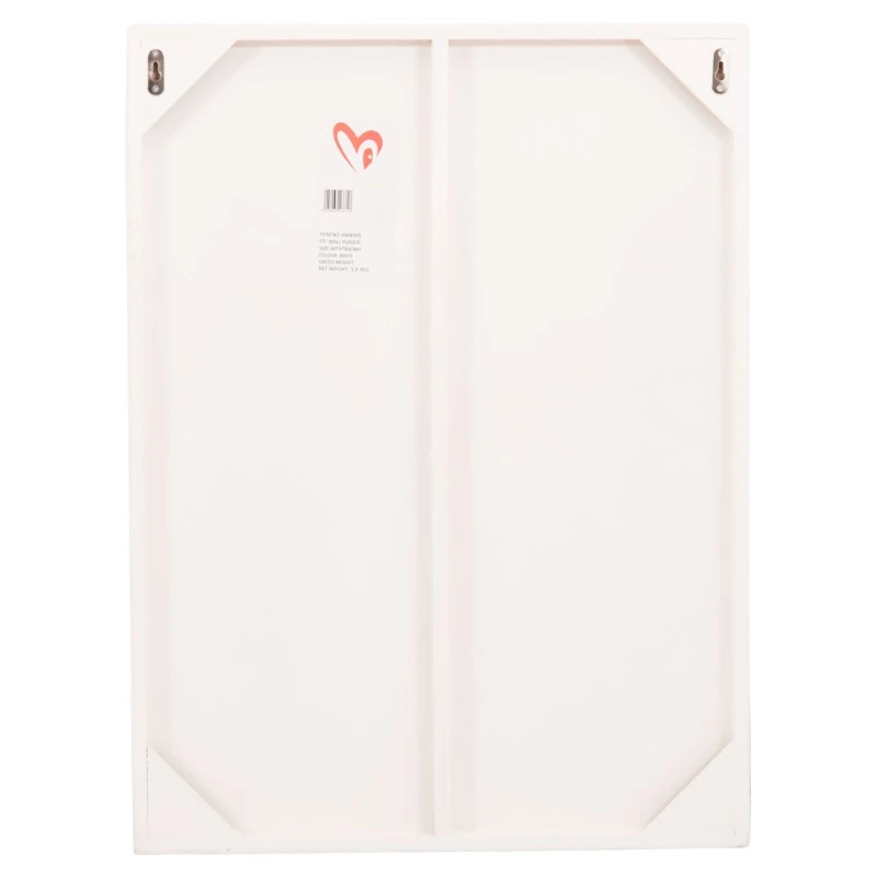 ΠΙΝΑΚΑΣ ΟΡΘΟΓΩΝΙΟΣ ΣΕΙΡΑ SANTORINI HM4509 MDF ΥΠΟΛΕΥΚΟ ΧΡΩΜΑ 60x4(πάχος)x80Υεκ.