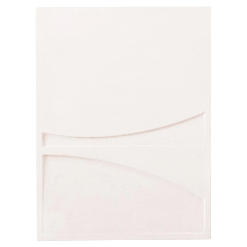 ΠΙΝΑΚΑΣ ΟΡΘΟΓΩΝΙΟΣ ΣΕΙΡΑ SANTORINI HM4510 MDF ΣΕ ΥΠΟΛΕΥΚΟ ΧΡΩΜΑ 60x4(πάχος)x80Υεκ.