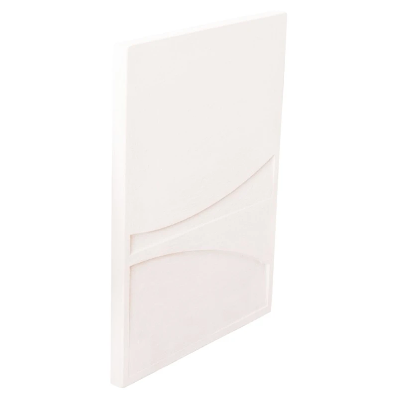 ΠΙΝΑΚΑΣ ΟΡΘΟΓΩΝΙΟΣ ΣΕΙΡΑ SANTORINI HM4510 MDF ΣΕ ΥΠΟΛΕΥΚΟ ΧΡΩΜΑ 60x4(πάχος)x80Υεκ.