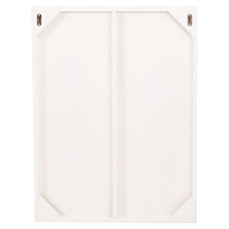 ΠΙΝΑΚΑΣ ΟΡΘΟΓΩΝΙΟΣ ΣΕΙΡΑ SANTORINI HM4510 MDF ΣΕ ΥΠΟΛΕΥΚΟ ΧΡΩΜΑ 60x4(πάχος)x80Υεκ.