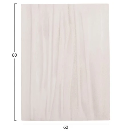 ΠΙΝΑΚΑΣ ΟΡΘΟΓΩΝΙΟΣ ΣΕΙΡΑ SANTORINI HM4518 MDF ΣΕ ΥΠΟΛΕΥΚΟ ΧΡΩΜΑ 60x4(πάχος)x80Υεκ.