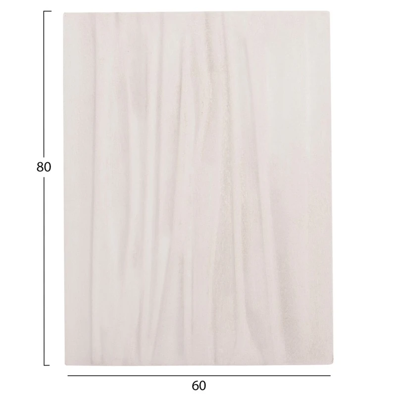 ΠΙΝΑΚΑΣ ΟΡΘΟΓΩΝΙΟΣ ΣΕΙΡΑ SANTORINI HM4518 MDF ΣΕ ΥΠΟΛΕΥΚΟ ΧΡΩΜΑ 60x4(πάχος)x80Υεκ.
