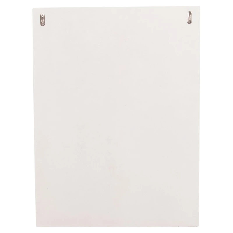 ΠΙΝΑΚΑΣ ΟΡΘΟΓΩΝΙΟΣ ΣΕΙΡΑ SANTORINI HM4518 MDF ΣΕ ΥΠΟΛΕΥΚΟ ΧΡΩΜΑ 60x4(πάχος)x80Υεκ.