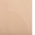 ΠΙΝΑΚΑΣ ΟΡΘΟΓΩΝΙΟΣ ΣΕΙΡΑ SANTORINI HM4521 MDF ΣΕ ΜΠΕΖ ΧΡΩΜΑ 60x4(πάχος)x80Υεκ.