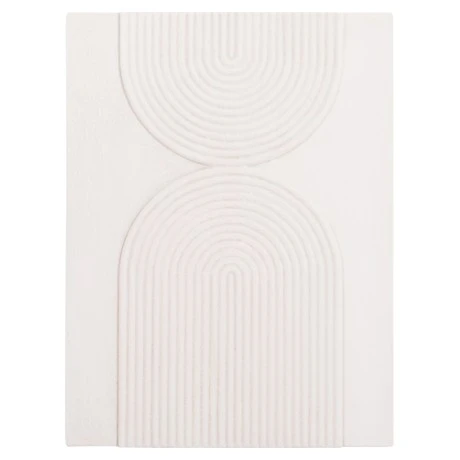ΠΙΝΑΚΑΣ ΟΡΘΟΓΩΝΙΟΣ ΣΕΙΡΑ SANTORINI HM4523 MDF ΣΕ ΥΠΟΛΕΥΚΟ ΧΡΩΜΑ 60x4(πάχος)x80Υεκ.