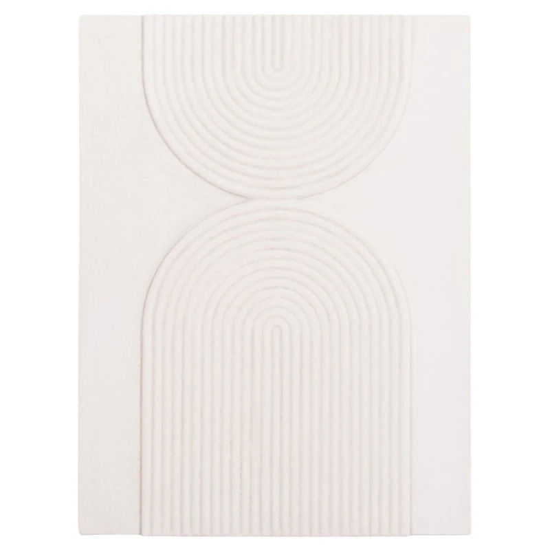 ΠΙΝΑΚΑΣ ΟΡΘΟΓΩΝΙΟΣ ΣΕΙΡΑ SANTORINI HM4523 MDF ΣΕ ΥΠΟΛΕΥΚΟ ΧΡΩΜΑ 60x4(πάχος)x80Υεκ.