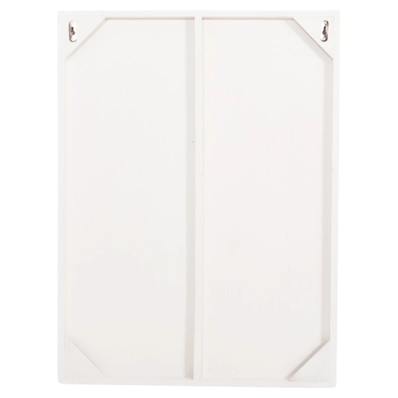ΠΙΝΑΚΑΣ ΟΡΘΟΓΩΝΙΟΣ ΣΕΙΡΑ SANTORINI HM4523 MDF ΣΕ ΥΠΟΛΕΥΚΟ ΧΡΩΜΑ 60x4(πάχος)x80Υεκ.