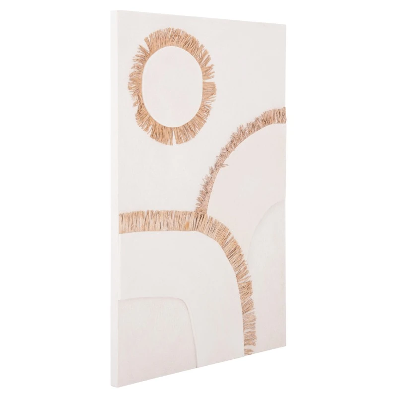 ΠΙΝΑΚΑΣ ΟΡΘΟΓΩΝΙΟΣ ΣΕΙΡΑ SANTORINI HM4531 MDF ΥΠΟΛΕΥΚΟ-ΔΙΑΚΟΣΜΗΣΗ ΜΠΕΖ 80x4,5(πάχος)x120Υεκ.