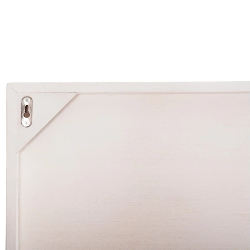 ΠΙΝΑΚΑΣ ΟΡΘΟΓΩΝΙΟΣ ΣΕΙΡΑ SANTORINI HM4531 MDF ΥΠΟΛΕΥΚΟ-ΔΙΑΚΟΣΜΗΣΗ ΜΠΕΖ 80x4,5(πάχος)x120Υεκ.