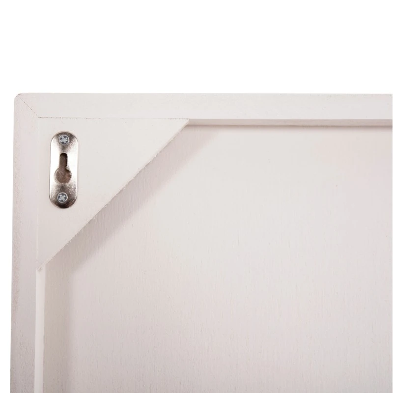 ΠΙΝΑΚΑΣ ΟΡΘΟΓΩΝΙΟΣ ΣΕΙΡΑ SANTORINI HM4532 MDF ΥΠΟΛΕΥΚΟ ΧΡΩΜΑ-ΔΙΑΚΟΣΜΗΣΗ ΜΠΕΖ 60x4,5(πάχος)x80Υεκ.