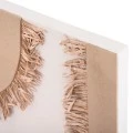 ΠΙΝΑΚΑΣ ΟΡΘΟΓΩΝΙΟΣ ΣΕΙΡΑ SANTORINI HM4533 MDF ΥΠΟΛΕΥΚΟ-ΚΑΦΕ-ΚΡΟΣΙΑ ΜΠΕΖ 60x4,5(πάχος)x80Υεκ