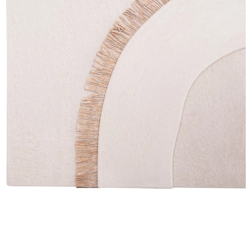 ΠΙΝΑΚΑΣ ΟΡΘΟΓΩΝΙΟΣ ΣΕΙΡΑ SANTORINI HM4534 MDF ΥΠΟΛΕΥΚΟ ΧΡΩΜΑ-ΔΙΑΚΟΣΜΗΣΗ ΜΠΕΖ 48x4,5(πάχος)x60Υεκ.