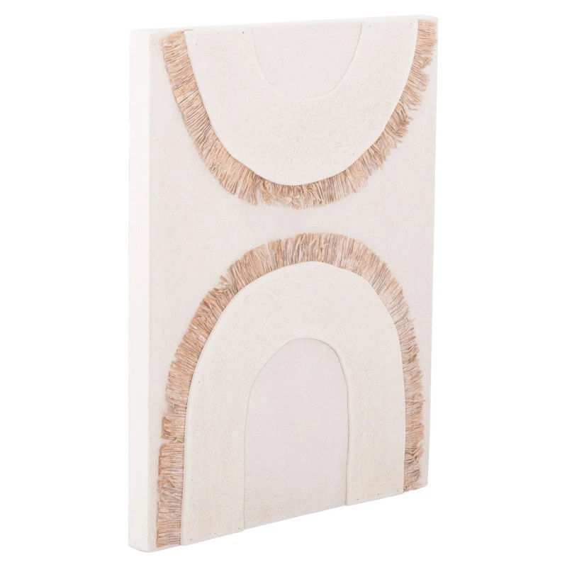 ΠΙΝΑΚΑΣ ΟΡΘΟΓΩΝΙΟΣ ΣΕΙΡΑ SANTORINI HM4535 MDF ΥΠΟΛΕΥΚΟ ΧΡΩΜΑ-ΔΙΑΚΟΣΜΗΣΗ ΜΠΕΖ 48x4,5(πάχος)x60Υεκ.