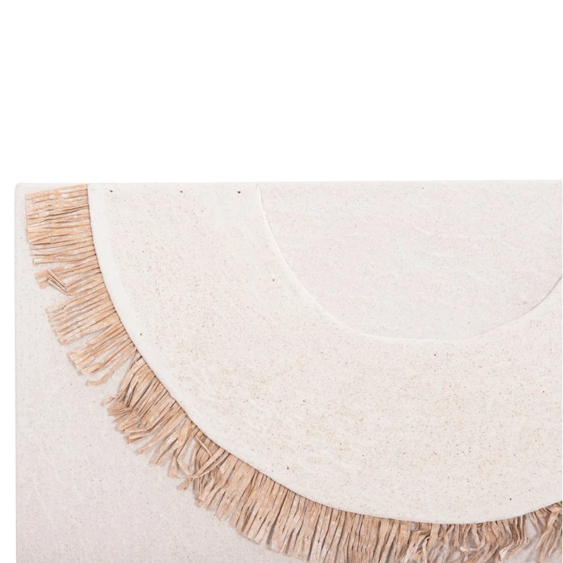 ΠΙΝΑΚΑΣ ΟΡΘΟΓΩΝΙΟΣ ΣΕΙΡΑ SANTORINI HM4535 MDF ΥΠΟΛΕΥΚΟ ΧΡΩΜΑ-ΔΙΑΚΟΣΜΗΣΗ ΜΠΕΖ 48x4,5(πάχος)x60Υεκ.